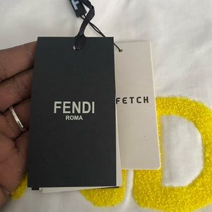 Mens Authentic Fendi tee shirt. 100% cotton.